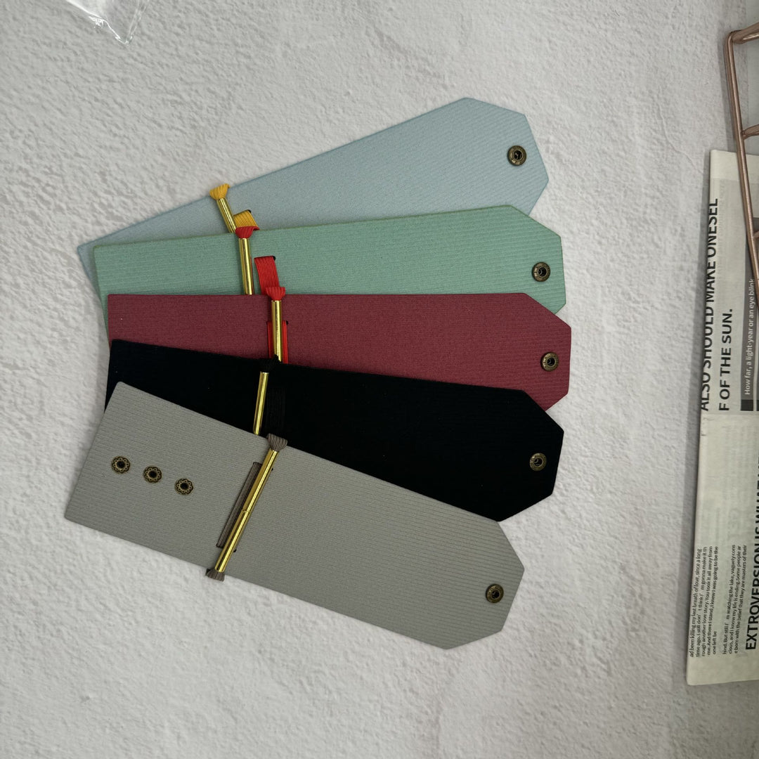 Minimalist Edc Leather Cash Scroll Wallet With Snap Closure - image 8