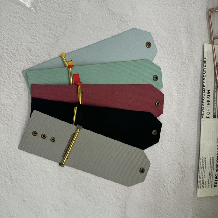 Minimalist Edc Leather Cash Scroll Wallet With Snap Closure - image 8