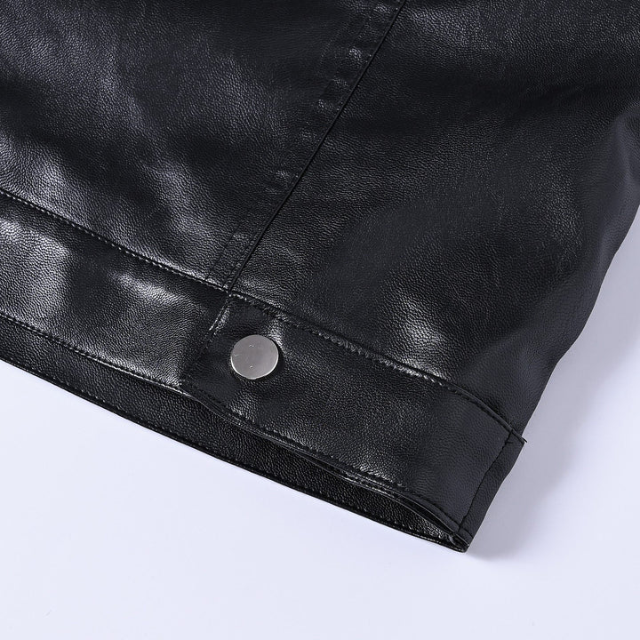 Punk Rock Biker Studded Faux Leather Sleeveless Vest - image 6