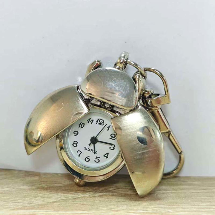 Antique Scarab Beetle Hinged Wings Pocket Watch - image 5