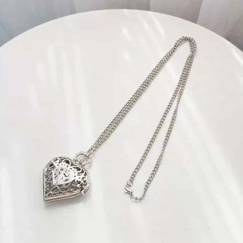 Fashion Decor Ornament Coquette Hollow Pocket Watch With Charms - Style #14 - image 19