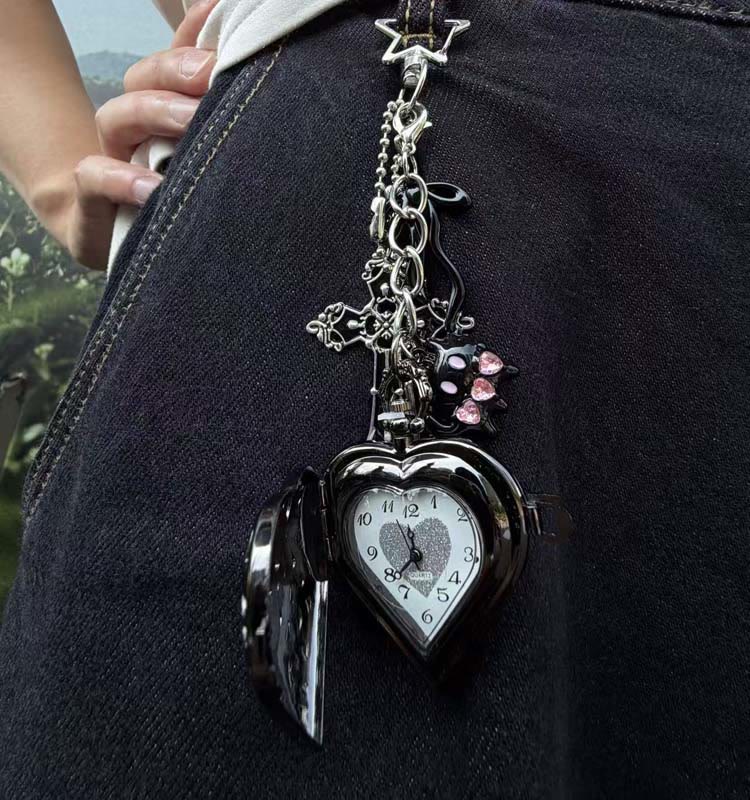 Fashion Decor Ornament Coquette Hollow Pocket Watch With Charms - image 27