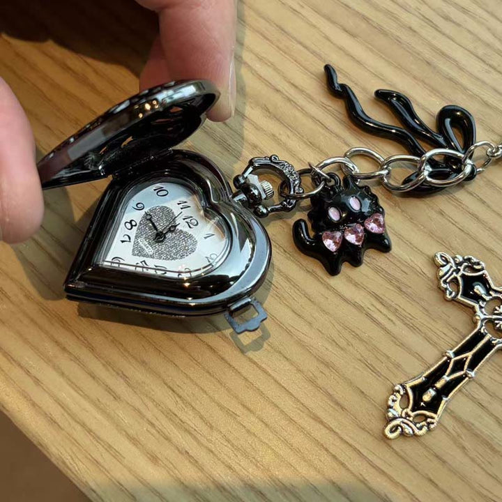 Fashion Decor Ornament Coquette Hollow Pocket Watch With Charms - image 28