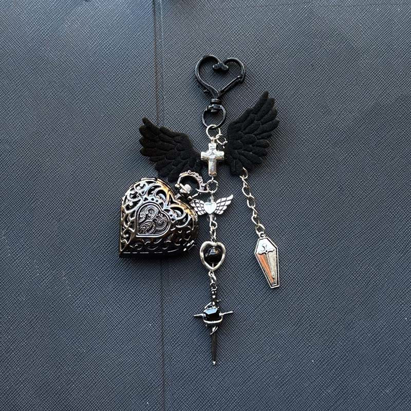 Fashion Decor Ornament Coquette Hollow Pocket Watch With Charms - Style #7 - image 6