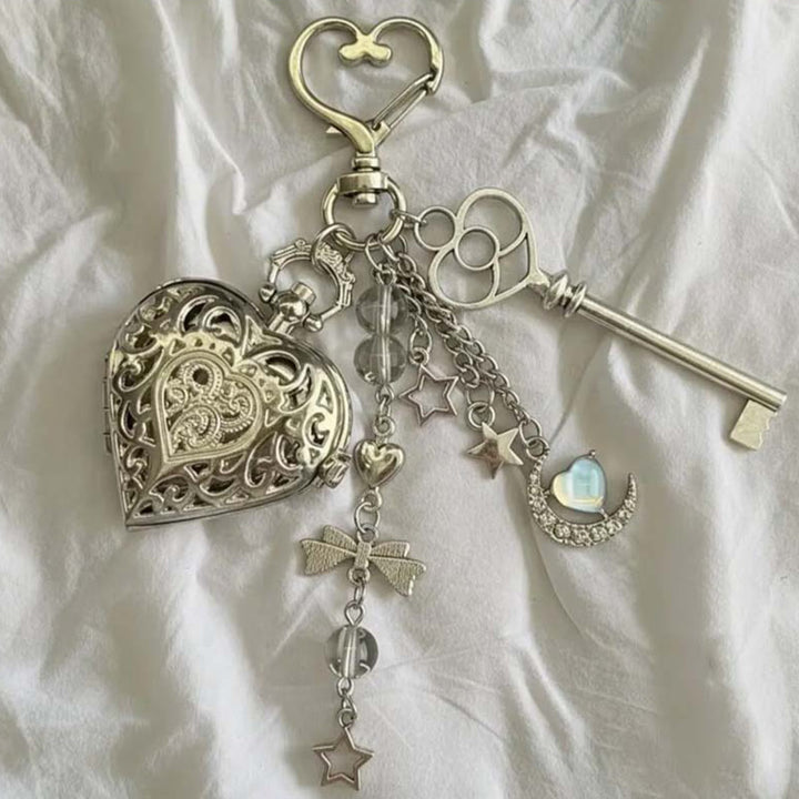 Fashion Decor Ornament Coquette Hollow Pocket Watch With Charms - Style #1 - image 0