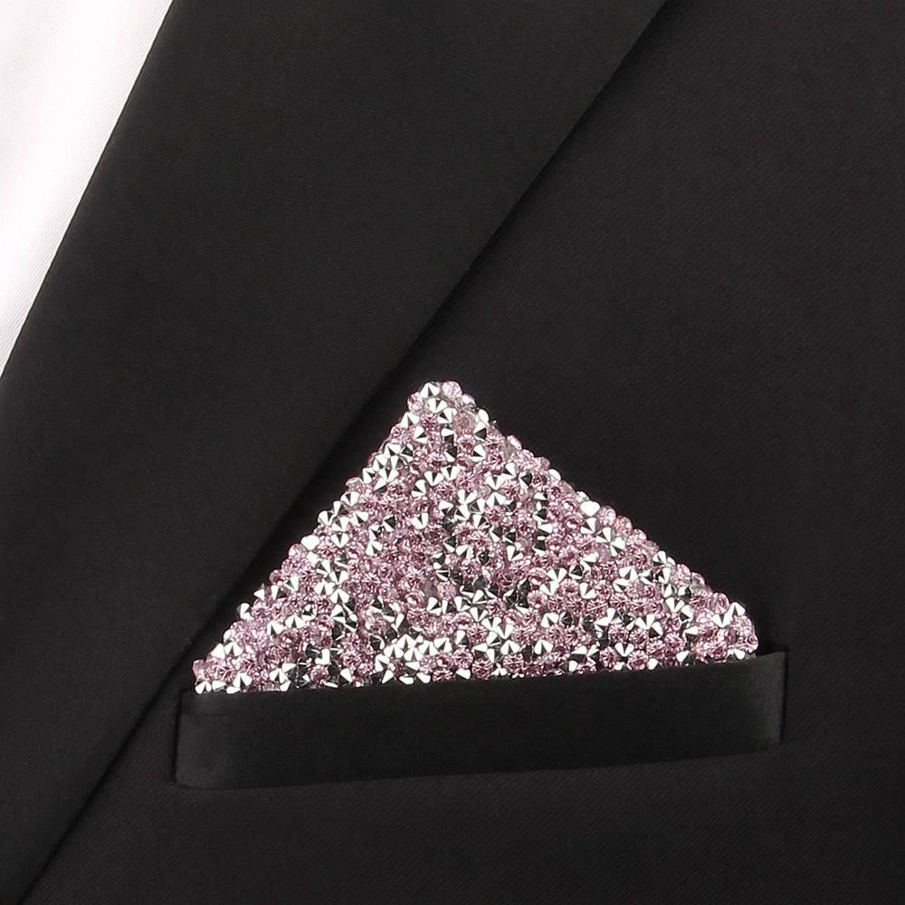 Midnight Sparkle Pre-Folded Pocket Square Insert - Light Purple - image 8