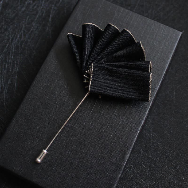 Men's 2-in-1 Lapel Pin And Pocket Square Insert - Style #42 - image 44