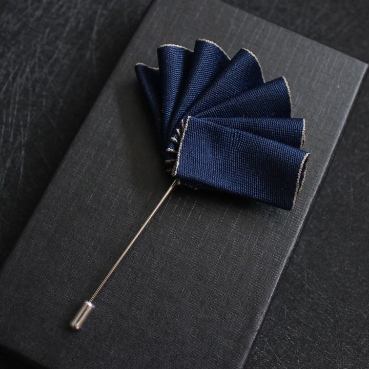 Men's 2-in-1 Lapel Pin And Pocket Square Insert - Style #41 - image 43