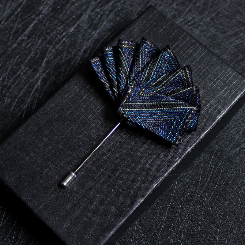 Men's 2-in-1 Lapel Pin And Pocket Square Insert - Style #18 - image 20