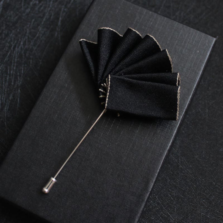 Men's 2-in-1 Lapel Pin And Pocket Square Insert - Style #42 - image 44