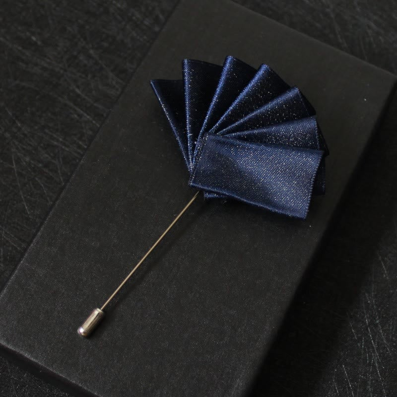 Men's 2-in-1 Lapel Pin And Pocket Square Insert - Style #33 - image 35