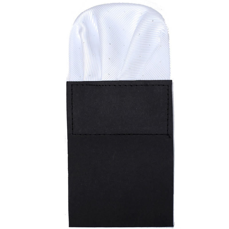 The Pop Of Color Pre-Folded Pocket Square Card Insert - White - image 10