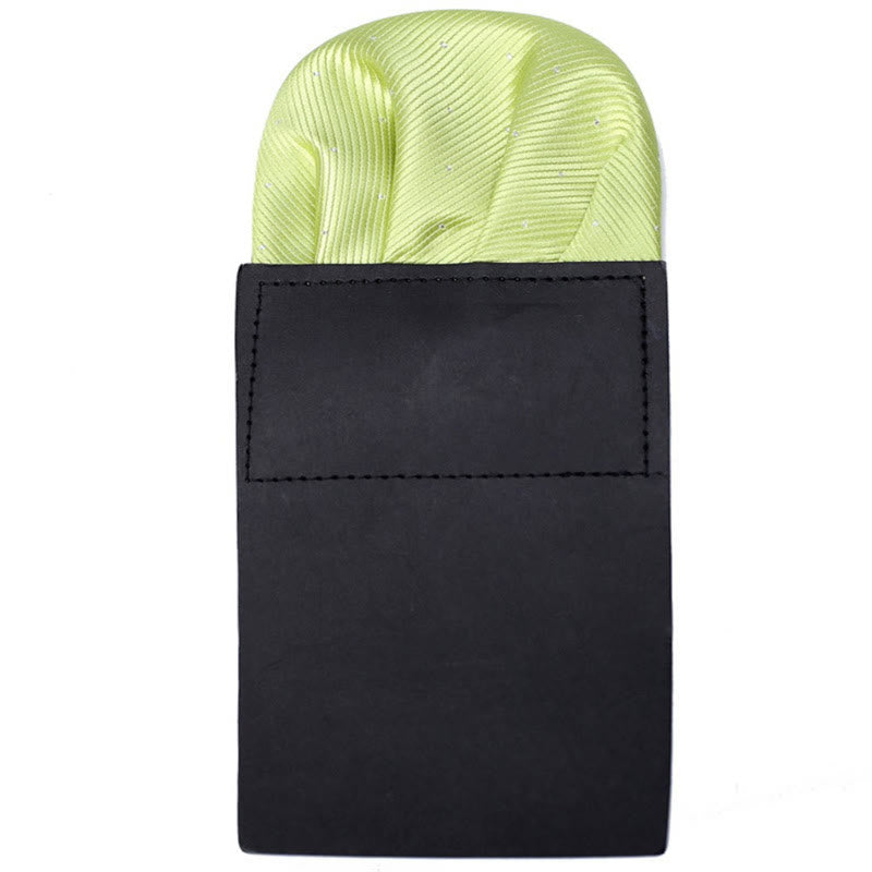 The Pop Of Color Pre-Folded Pocket Square Card Insert - LightGreen - image 17
