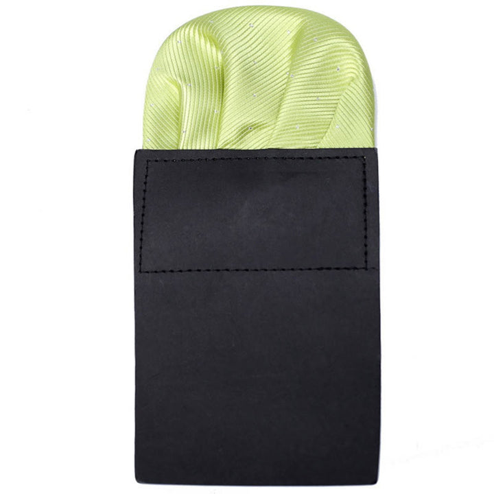 The Pop Of Color Pre-Folded Pocket Square Card Insert - LightGreen - image 17