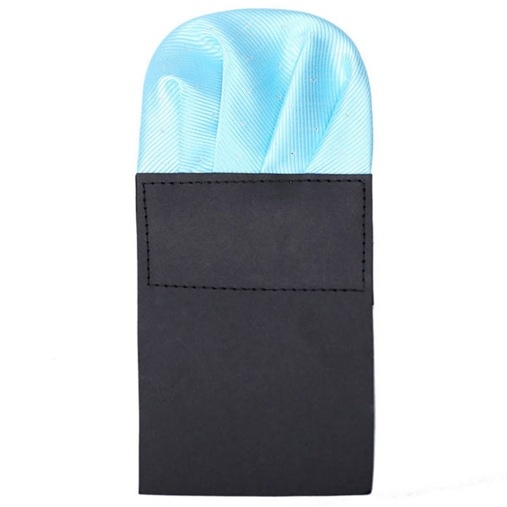 The Pop Of Color Pre-Folded Pocket Square Card Insert - Cyan - image 20