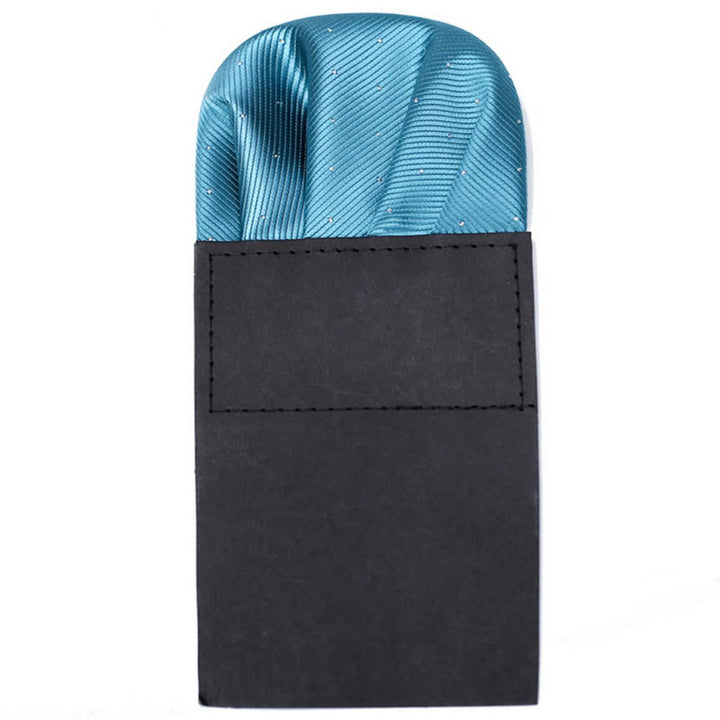 The Pop Of Color Pre-Folded Pocket Square Card Insert - DarkCyan - image 4