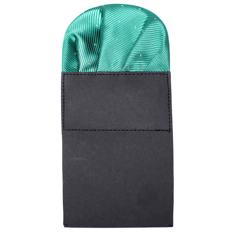 The Pop Of Color Pre-Folded Pocket Square Card Insert - Teal - image 21