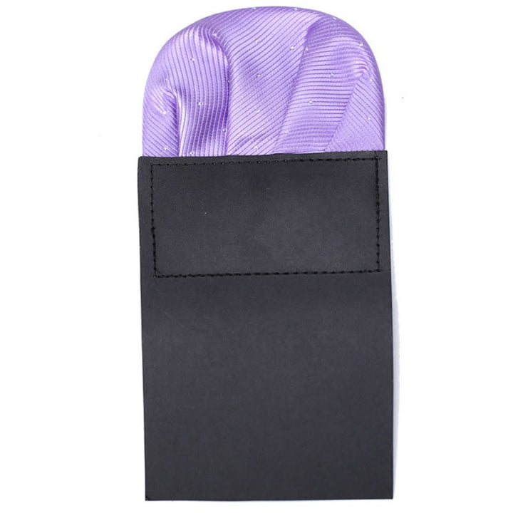 The Pop Of Color Pre-Folded Pocket Square Card Insert - Plum - image 18