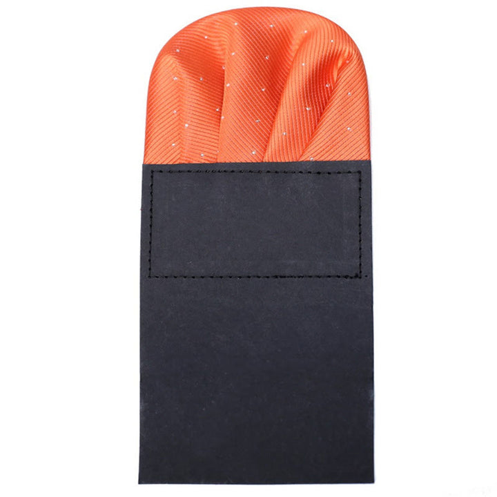 The Pop Of Color Pre-Folded Pocket Square Card Insert - DarkOrange - image 15