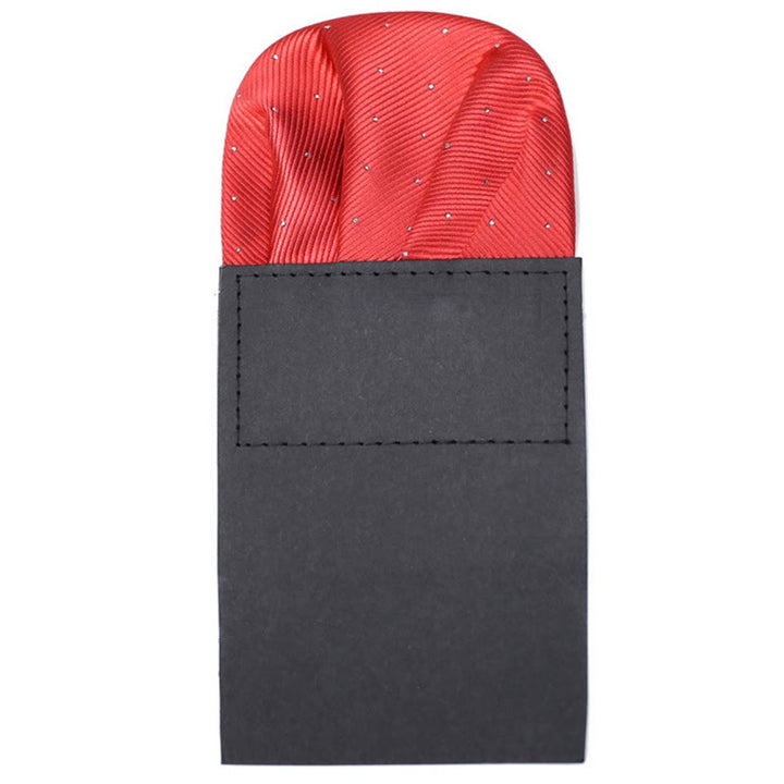 The Pop Of Color Pre-Folded Pocket Square Card Insert - Red - image 8