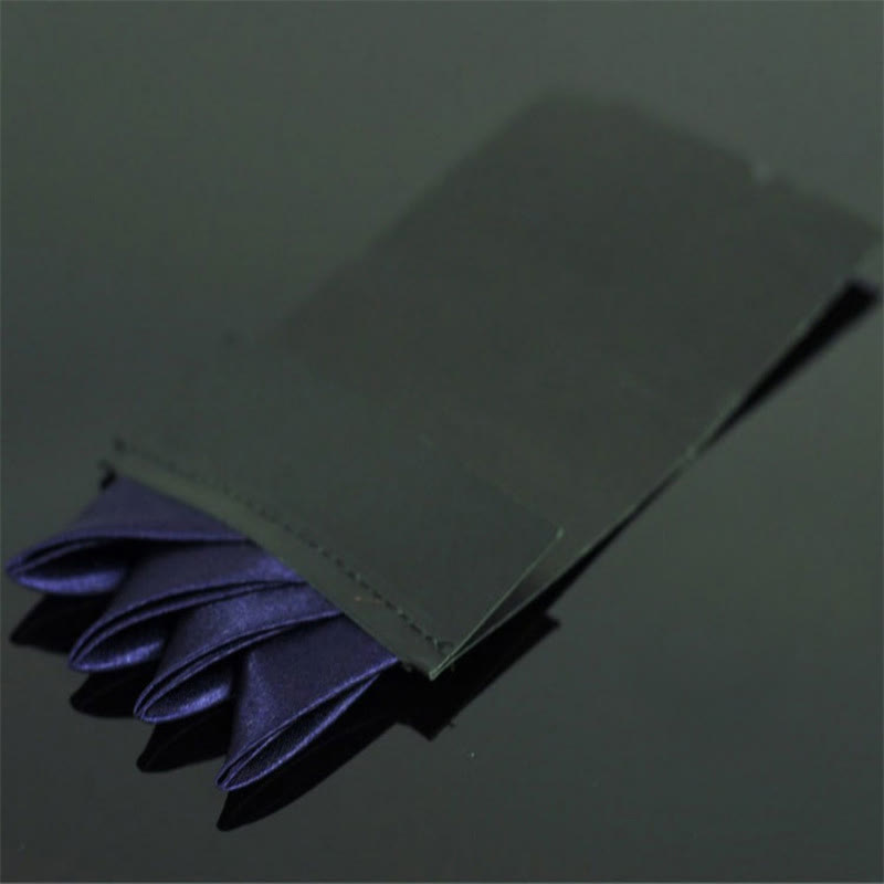 Four-Point Crown Pre-Folded Pocket Square Card Insert - Navy - image 6