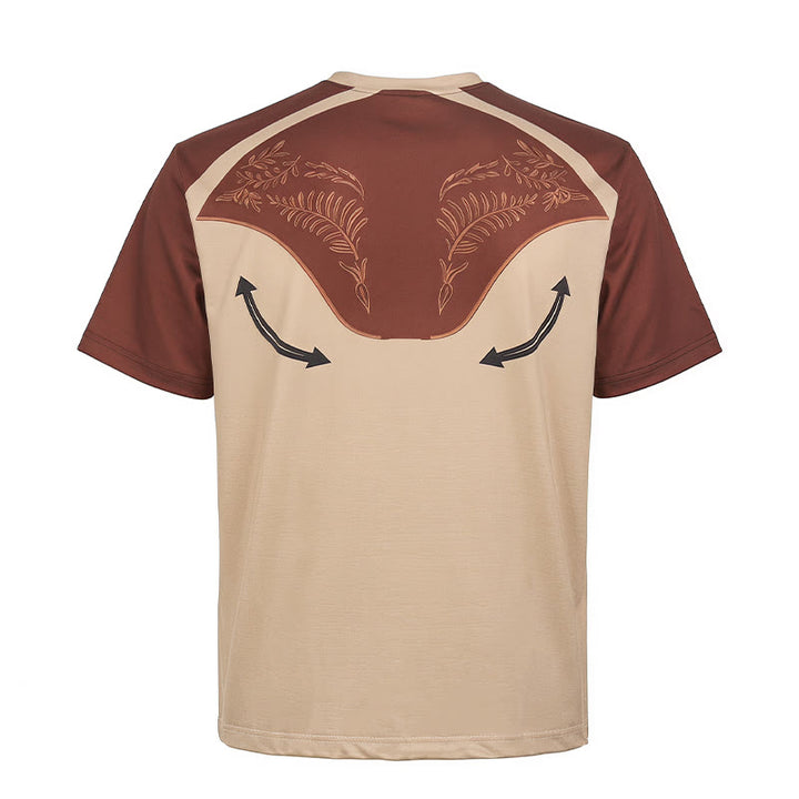 Men's Vintage Men's Western Aztec Print Henley Shirt - image 10