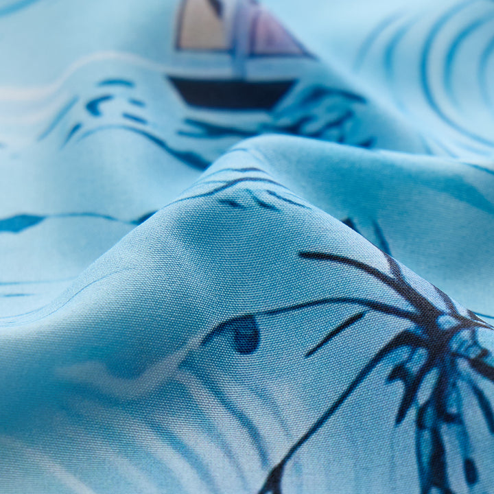 Men's Hawaiian Beach Holiday Print Button Down Shirt - image 6