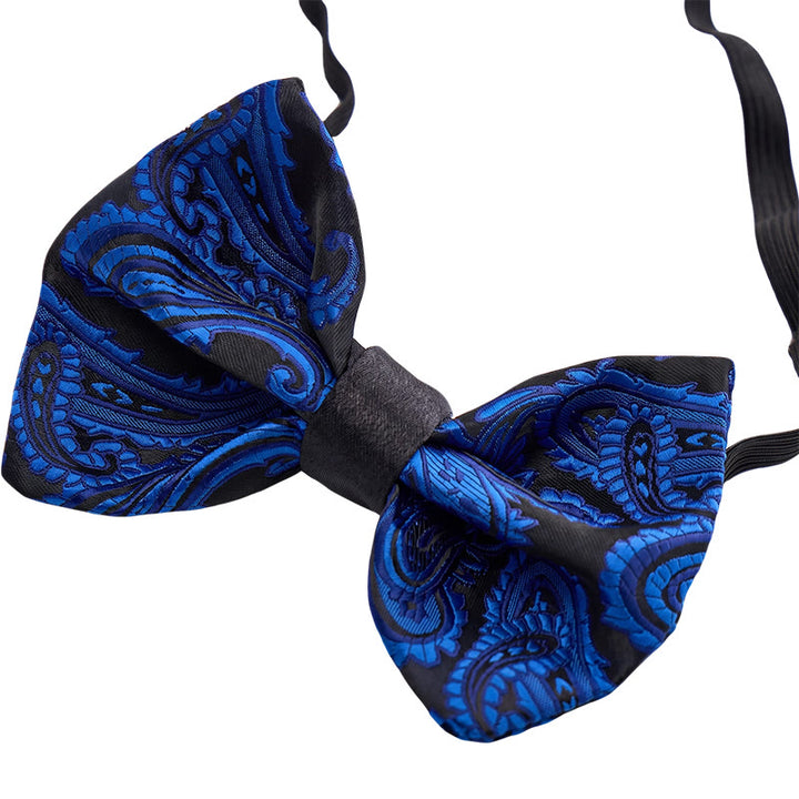 Men's Paisley Floral Jacquard With Bow Tie Suit Vest - image 15
