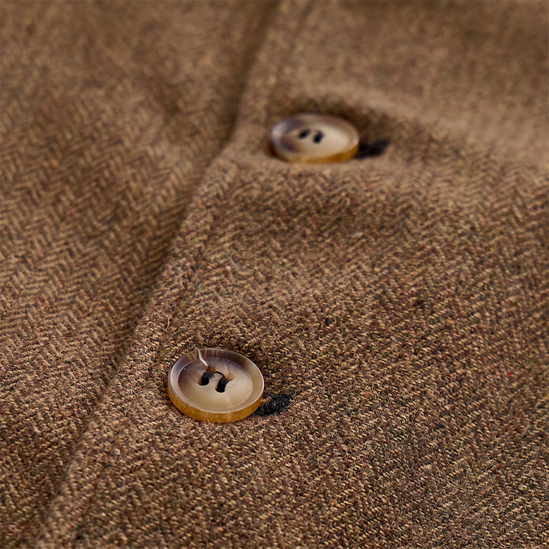 Men's British Herringbone Thick Casual Suit Vest - image 19