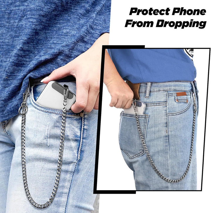 Heavy Duty Anti Theft Phone Chain With 2 Pack Phone Patch - image 2