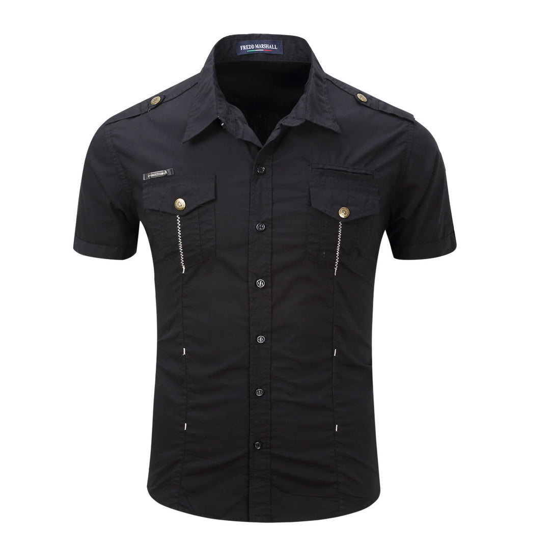 Men's Outdoor Modern Military Style Workwear Shirt - image 14