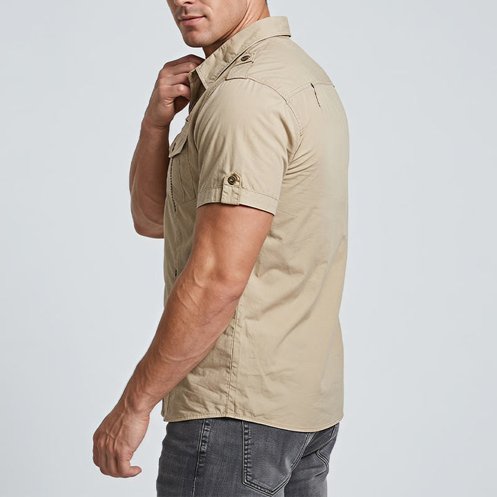 Men's Outdoor Modern Military Style Workwear Shirt - image 3