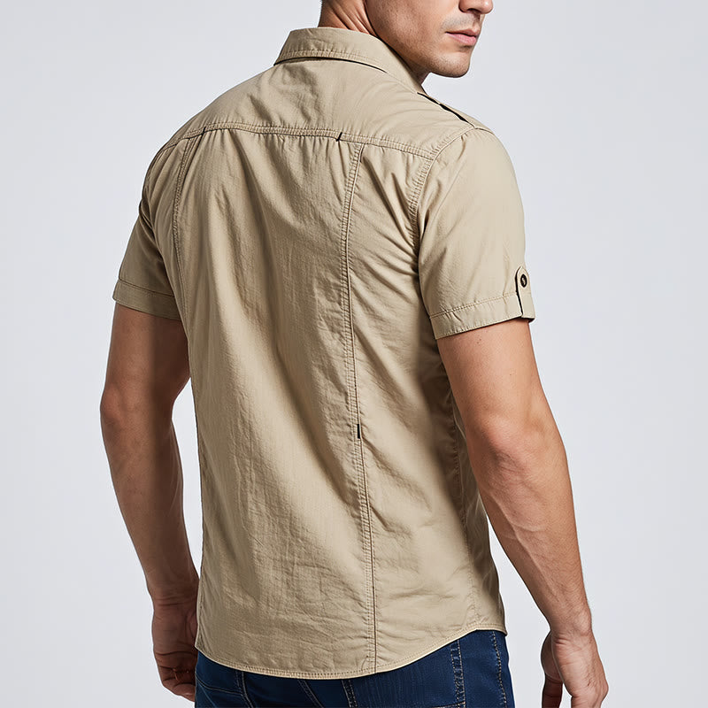 Men's Outdoor Modern Military Style Workwear Shirt - image 2