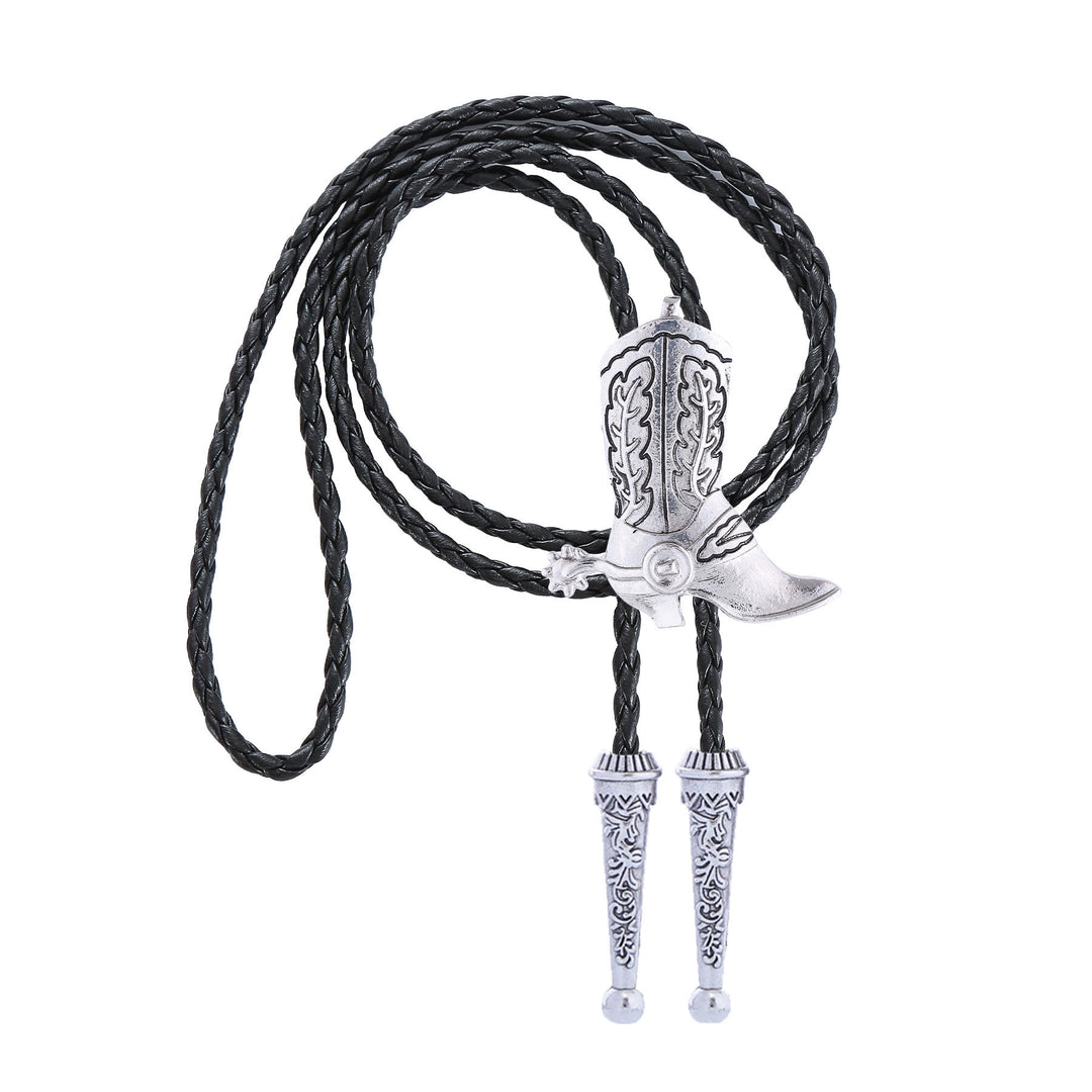 Western Vintage Cowboy Boot Bolo Tie - image 10