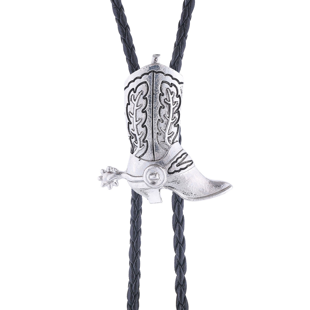 Western Vintage Cowboy Boot Bolo Tie - image 8