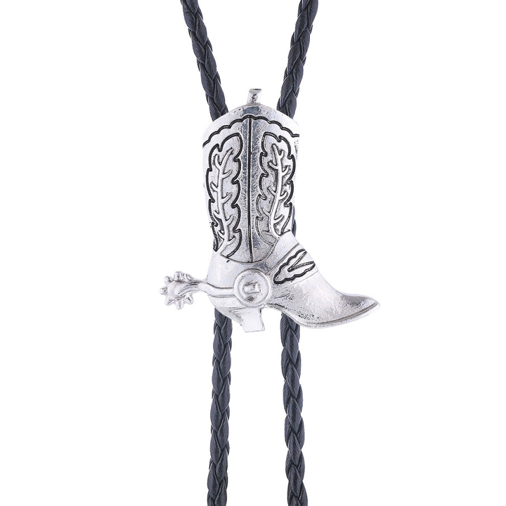 Western Vintage Cowboy Boot Bolo Tie - image 8