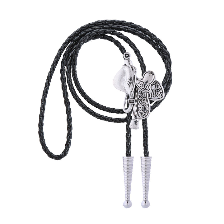 Vintage Horse Saddle Bolo Tie  - image 6