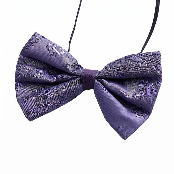 Men's 2Pcs Shiny Paisley Pattern With Bow Tie Suit Vest With Bow Tie - image 8
