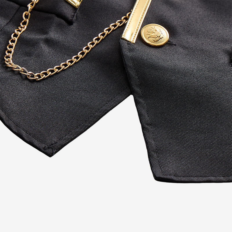 Men's Victorian Style Gold Trim British Court Suit Vest  - image 8