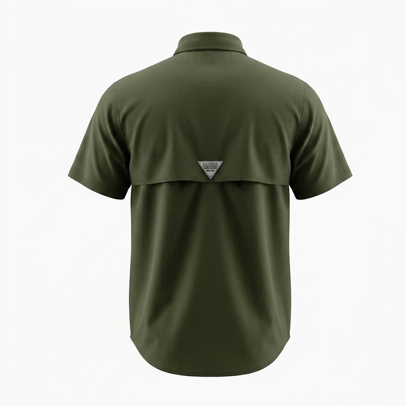 Men's Summer Outdoor Multi-Pocket Workwear Shirt - image 13
