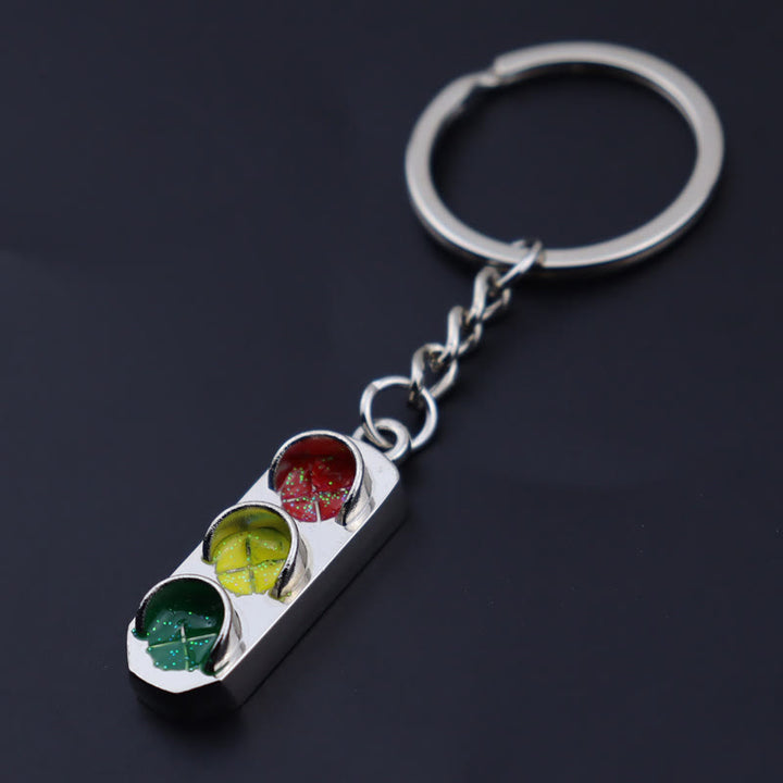 Mini Modern Car Parts Design Keychain Collection - Traffic Light - image 7