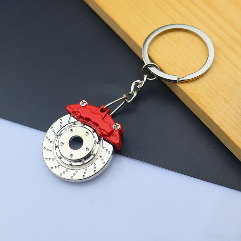 Mini Modern Car Parts Design Keychain Collection - Red Brake - image 16