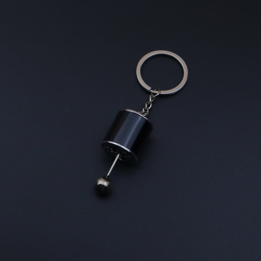 Mini Modern Car Parts Design Keychain Collection - Black Gearshift - image 3