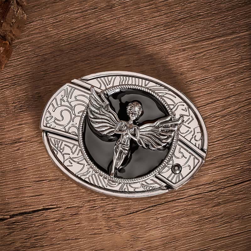Fallen Angel DIY Hidden Folding Knife Buckle Leather Belt - image 9