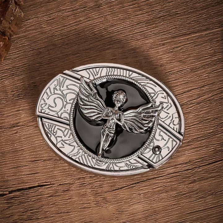 Fallen Angel DIY Hidden Folding Knife Buckle Leather Belt - image 9