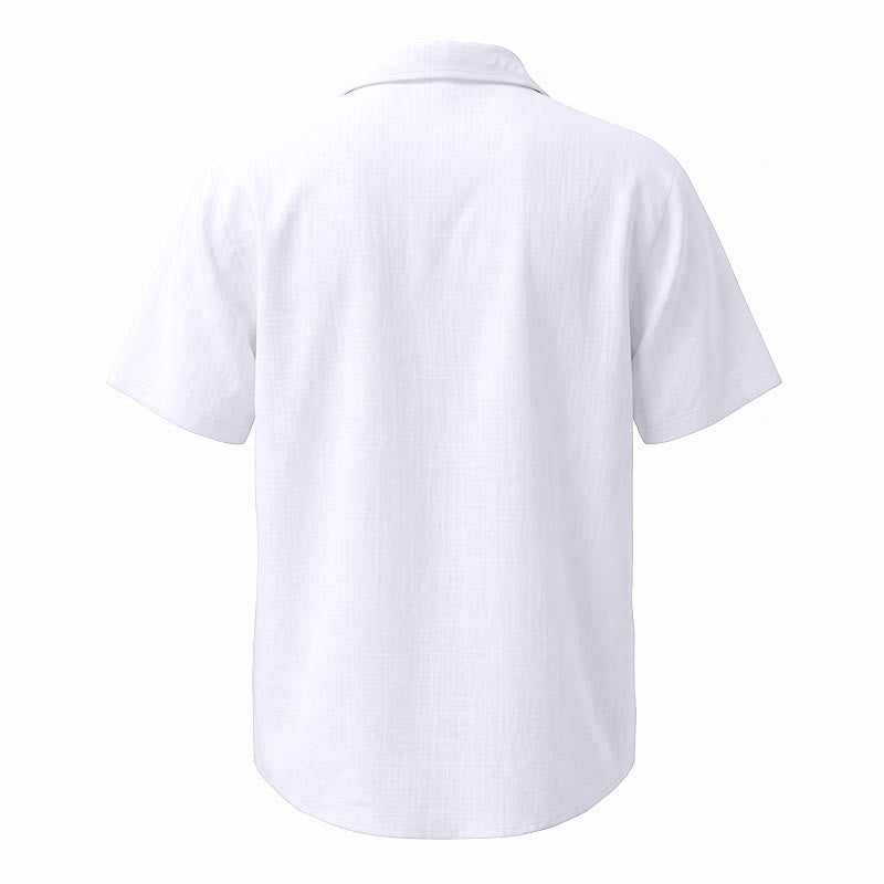 Men's Solid Color Daily Office Casual Pure Cotton Shirts - image 13