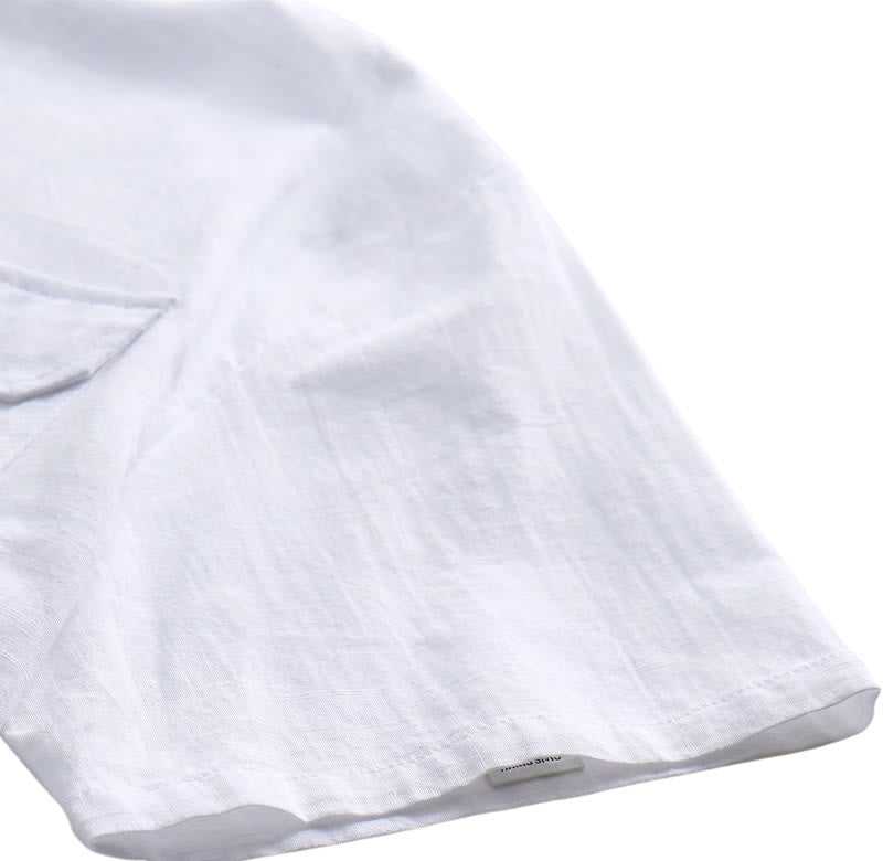 Men's Solid Color Daily Office Casual Pure Cotton Shirts - image 10