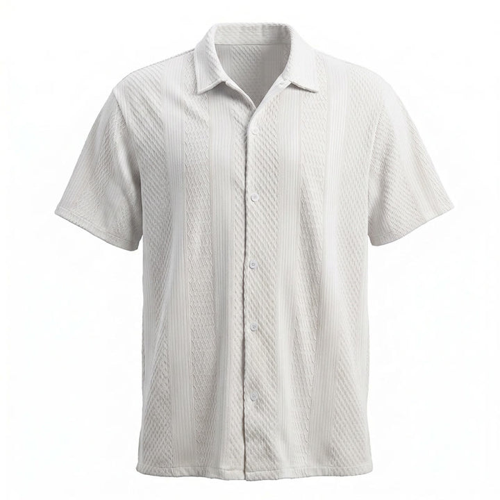 Men's Solid Hollow Cool Touch Daily Street Knitted Shirt  - image 18