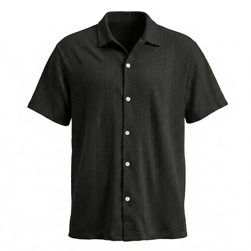 Men's Solid Hollow Cool Touch Daily Street Knitted Shirt  - image 15