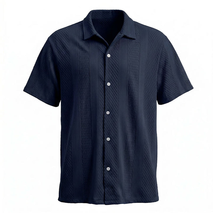 Men's Solid Hollow Cool Touch Daily Street Knitted Shirt  - image 16